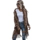 thumbnail image 5 of Suéter informal abrigo de longitud media a prueba de frío suave mujer invierno cuello de felpa capa larga, 5 of 5
