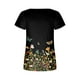 thumbnail image 4 of Blusa suelta de manga corta con cuello en V informal estampada a la moda para mujer OAVQHLG3B Store lin121212, 4 of 4
