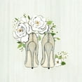 thumbnail image 2 of Tava Studios 12x12 White Modern Wood Framed Museum Art Print Titled - Fashion Floral Heels II, 2 of 4
