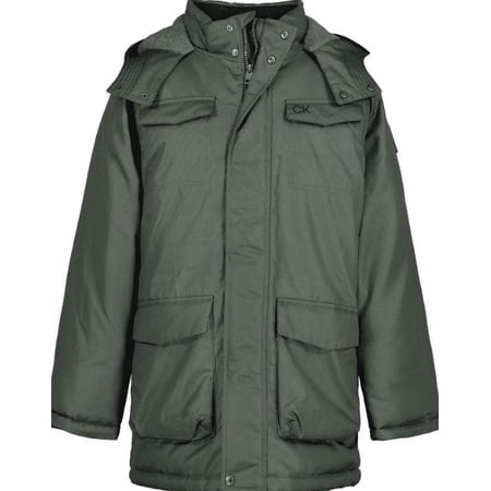 Calvin Klein Toddler Boys Green Resonance Military Inspired Jacket, 5