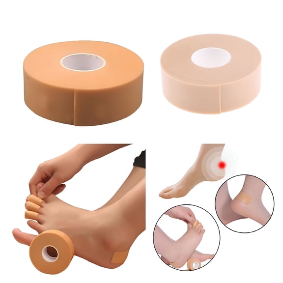 QARUN 2 Rolls Waterproof Adhesive Foot Blister Tape Plaster Wrap