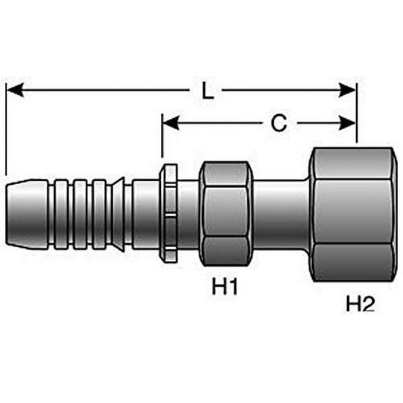 Gates BELTS & HOSES - 10GS-12FFORX