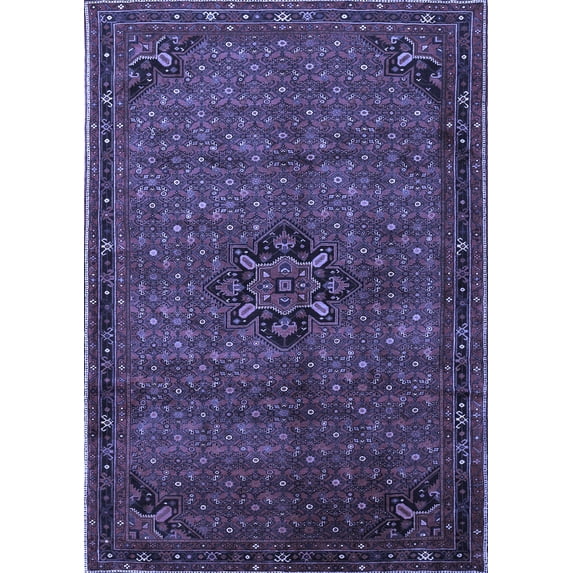 Ahgly Company Indoor Rectangle Persian Blue Traditional Area Rugs, 3' x 5'