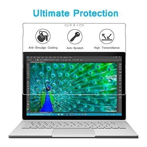 Protector de Pantalla Megoo para Surface Book 2/3 15 Pulgadas, Vidrio