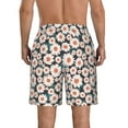 thumbnail image 3 of Naloa Daisies Flowers Men's Beach Shorts, Surfing shorts, Swim trunks, Quick Dry Swim Trunks for Surfing Beach Fun - XX-Large, 3 of 9