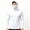 White, variant on Greenink Men's Hooded Sun Protection Shirt with Built-in Face Mask, Lightweight Quick Dry Long Sleeve Fishing Hiking Outdoor Rash Guard Tee