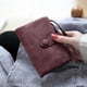 thumbnail image 4 of Carteras pequeñas de cuero plegables para mujer, tipo muñequera, con ranuras para tarjetas, ventana de identificación, monedero con cremallera, 4 of 6