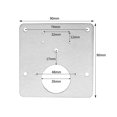 thumbnail image 2 of Reinforced Furniture Repair, Cabinet Hinge Repair Plate Set for Durable Design, Easy Installation Kit for Doors, Windows, and Cupboards with Stainless Steel Reinforcements, 2 of 4