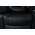 thumbnail image 3 of Power 7-SEAT Reclining Sofa, Faux Leather Sectional Couches for Living Room, Modular Recliner Sofa Livingroom Furniture Sets, 3 of 11