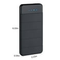 thumbnail image 4 of Lampes Solaires d'Extérieur, Banque d'Alimentation Solaire Pliable 10000mAh pour Alimentation Mobile d'Extérieur, Banque d'Alimentation Portable avec USB et Type-C pour Téléphones Intelligents et Tablettes, Banque d'Alimentation Solaire, 4 of 9