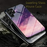 Dazzling Glass Starry Sky Pattern Phone Case for Xiaomi MI Poco M5 M4 / M5 M4 M3 Pro, Light and Thin Full Protective Shell, Unique Colored Back Cover(Purple,M4 Pro 4G)