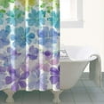 thumbnail image 4 of Pioneer Flower Floral Print Pattern Shower Curtain 36"x72" ,Bathroom Decorative Shower Curtains Set with 12 Hooks,Modern Waterproof Washable Shower Curtain, 4 of 6