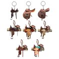 thumbnail image 5 of Dream Lifestyle Saddle Keychain Realistic Looking Wear Resistant Acrylic Saddle Keychain Hanging Charms Car Ornament Birthday Gift, 5 of 8