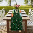 thumbnail image 4 of Table Runners 72 Inches Long Dress Scarves, Green Black Farmhouse Kitchen Table Runner, Coffee Tablerunners, Elegant Modern Abstract Art Luxury 14x72 Inch, 4 of 9