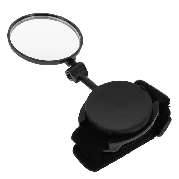 GAXIRE Bike Rear View Mirror Wristband Black 1Pcs 9.4X5.5X0.8In