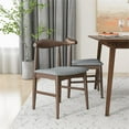 thumbnail image 5 of Alpen Modern Solid Wood Dining Room & Kitchen Table and Chair Set of 4, 5 of 7