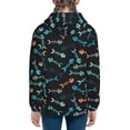 thumbnail image 6 of Sikiie Little Fish Skeleton Zip Up Hoodie Teenage, hoodies for Teenage, Zipper Sweatshirt Jacket for Daily, Traveling-Medium, 6 of 6