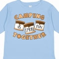 thumbnail image 4 of Inktastic Camping is S'more Fun Together-s'mores Boys or Girls Long Sleeve Toddler T-Shirt, 4 of 5