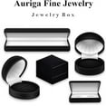thumbnail image 4 of Auriga Fine Jewelry 14K Yellow Gold 3 mm Natural Diamond BezeL- Set Dangle Earrings For Women (0.10ct, Color- G-H, Clarity- I1), 4 of 4