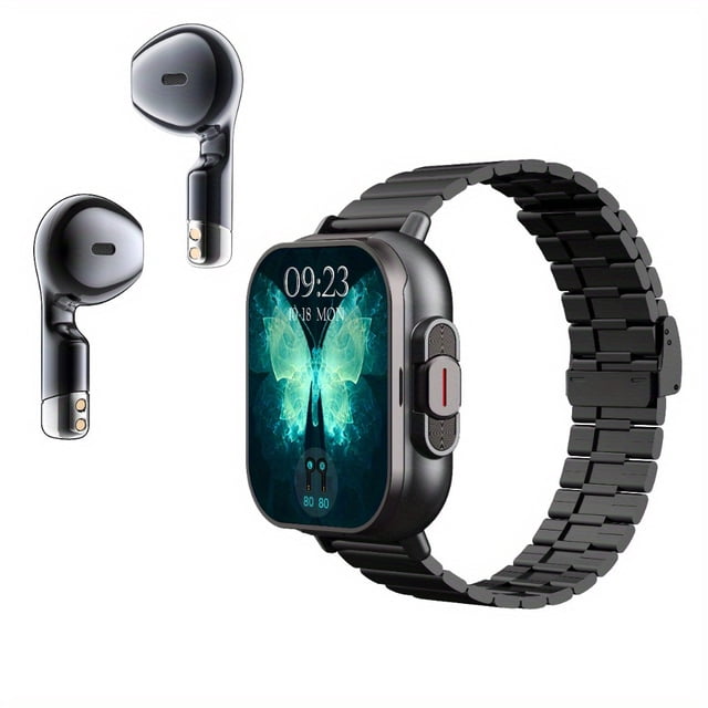 MesaSe 2.01” HD Display Smartwatch Plus - Wireless Calling Multi Sports Modes Sedentary Reminders Music Player Weather Forecast Sports Pedometer for Android and iOS Devices with Fre