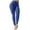 Blue, variant on Women Solid Color High Waist Yoga Pants Female Lounge Abdomen Control Workout Running Butt Lift Tights Ladies Leisure Booty Leggings Women Super Elastic Slim Trousers
