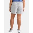 thumbnail image 2 of Athletic Works Women's and Women’s Plus ButterCore Soft Performance Gym Shorts, Available in 1, 2 and 5-Pack, Sizes XS-4X, 2 of 6