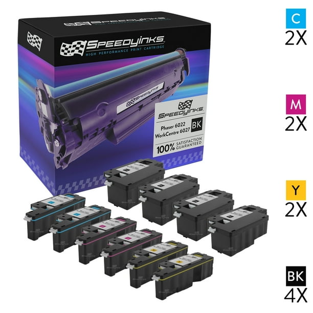 Speedy Compatible Replacement for Xerox Phaser 6022 / WorkCentre 6027 Toner Cartridges 4 Black
