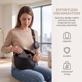 thumbnail image 5 of NOBRAND Women's Crossbody Bag, PU Leather Messenger & Shoulder Bag, Black, 5 of 7