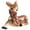 Reindeer Sitting, variant on Current Standing Reindeer Figure, Christmas Figurine - Cast Resin Holiday Table Top Décor