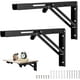 thumbnail image 1 of Soporte plegable de pared CHAO negro 350 mm 2 piezas, 1 of 5