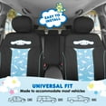 thumbnail image 6 of Hello Kitty Cinnamoroll Car Seat Covers - Adorable Light Blue Front Seat Covers with Cute Cinnamoroll Design, Durable and Comfortable Polyester, Car Accessories Hello Kitty Accessories 2pc, 6 of 10