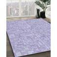 thumbnail image 3 of Ahgly Company Machine Washable Indoor Rectangle Transitional Purple Mimosa Purple Area Rugs, 2' x 3', 3 of 7