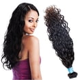 thumbnail image 4 of NATURAL WAVE Peruvian Virgin REMY Hair Can be Dyed ABSORBS Color Easily Tangle Free Hair Weave Extension WEFT TRACK Natural Black Color ONE PC 100g 10", 4 of 6