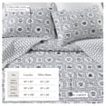 thumbnail image 3 of Coastal Quilt Set - Lightweight, Soft, All-Season - 2-Piece Reversible Nautical Bedding Set (Twin / Twin XL, Seashell Tile), 3 of 6