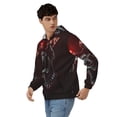 thumbnail image 4 of Saiise Five Nights At Freddy'S Mens Zip Up Hoodie Long Sleeve Full-zip Hooded Sweatshirt Pullover With Kangaroo Pocket S-3XL, 4 of 6
