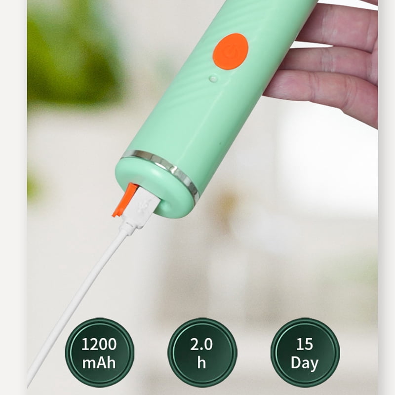 Cleaning Brush Electric Bottle Brush Waterproof 360 Degree Rotating Long Handled Silicone Straw Pacifier Cleaning Brush Set