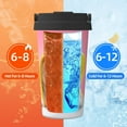thumbnail image 5 of Rateoe A Funny Cat Pattern Travel Coffee Mug Tumbler with Flip Lid | Reusable Insulated Stainless Steel Cold Brew Iced Coffee Cup Thermos, 5 of 8