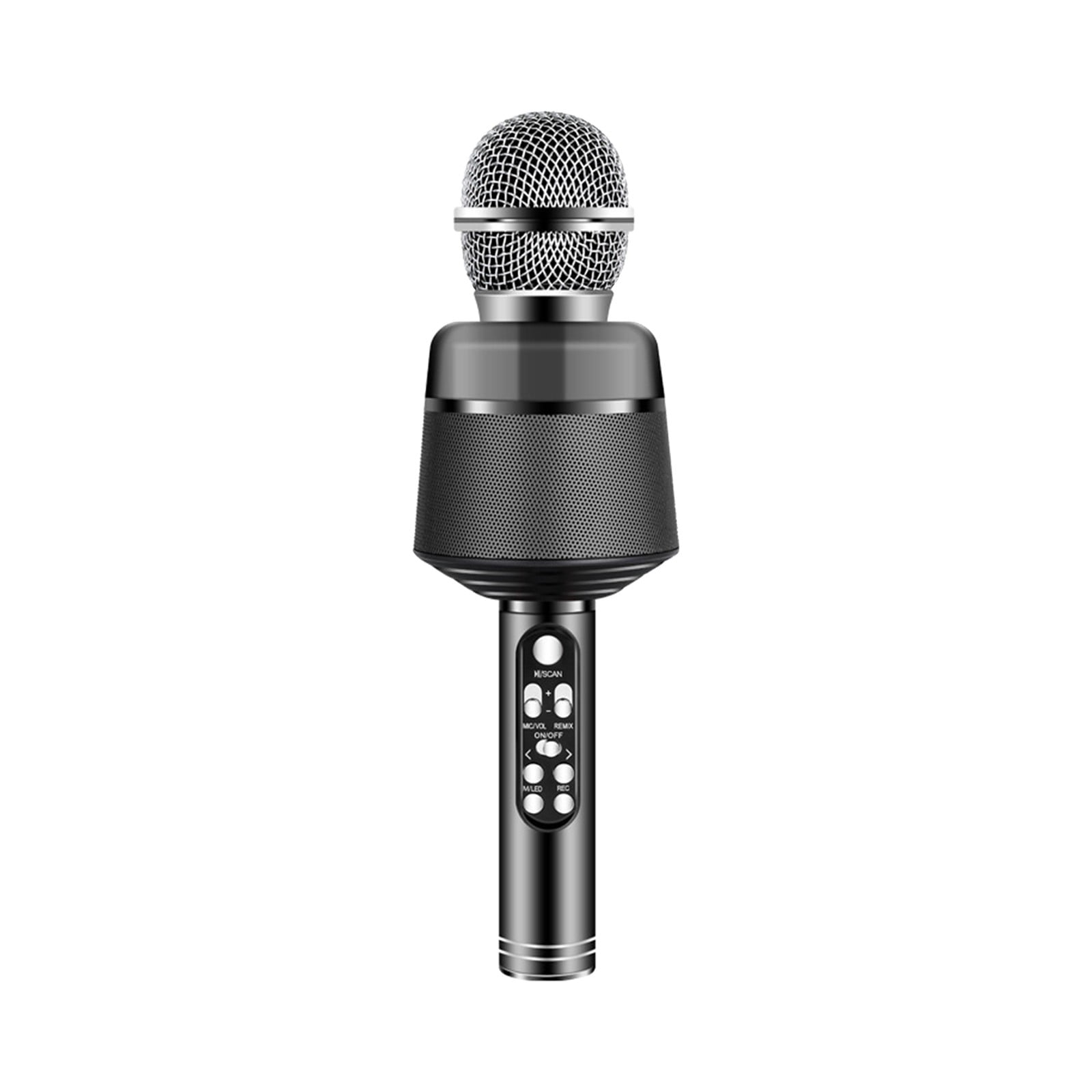 2 in 1 Karaoke Wireless Microphone, Wireless Condenser Microphone Live Broadcast Karaoke Artifact Home Video Microphone Speaker Integrated with Sound Effect Kids Gifts for Girls and Boys