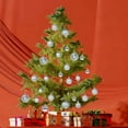 thumbnail image 4 of Fasiaou 1 Counts Plastic Christmas Ornament Balls Shatterproof Glitter Holiday Party Decor for Tree Home Office Hotel Festive Decorations Bulk, 4 of 6