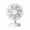 B, variant on USB Desktop Fan Direct Plug No Battery Tabletop Office Fan Automatic Swing Small Cooling Fan White