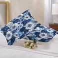 thumbnail image 3 of Outdoor Pillow Cover Blue White Flowers Set of 2 Waterproof Throw Pillowcases Floral Decorative Patio Furniture Pillows for Couch Garden Indoor & Outdoor Use, 3 of 9