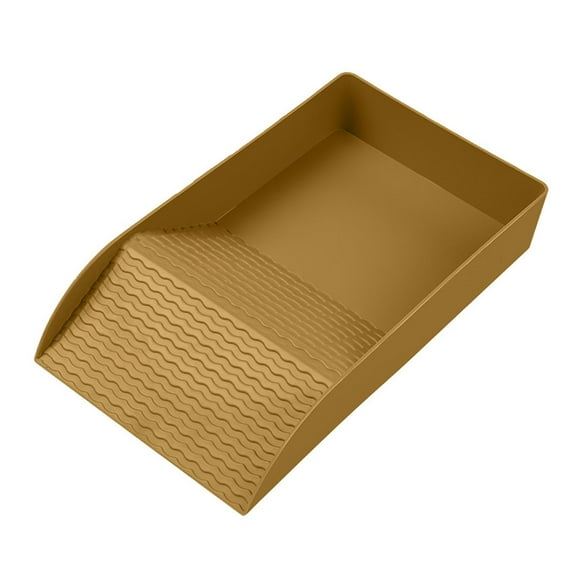 Turtle Water Bowl Reptile Pool Reptile Feeding Box with Ramp and Basking Plat for Pet Turtles