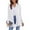 White, variant on Outfmvch Cardigan For Women Cardigan Open Front Cardigans Long Sleeve Casual Soft Drape Fall Cardigan Cardigan Sweaters For Women Black L