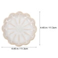 thumbnail image 2 of Shisuyan Ceramic Flower Shaped Dipping Bowl 1Pack 4.4X4.4X0.9In, 2 of 8