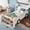 Brown,Light White, variant on Harper & Bright Designs Twin Size Car Bed with Storage Shelves, Wood Platform Bed with Car-shape for Boys and Girls, White Blue