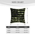 thumbnail image 4 of Kll American Flag Camo Decorative Throw Pillow Covers Velvet Soft For Couch Sofa Bedroom Living Room Outdoor -16"X16", 4 of 8