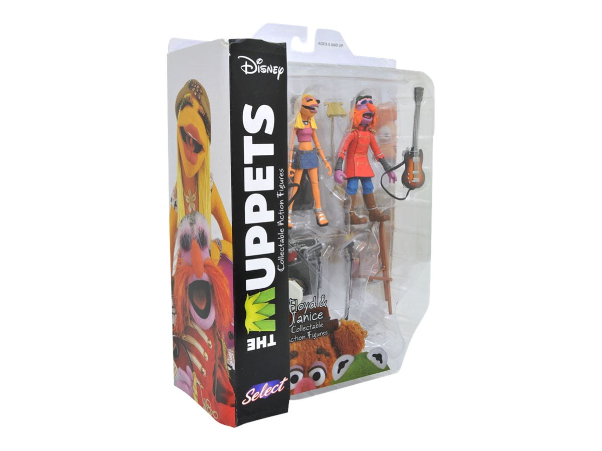 Selezionare il Muppets Serie 3 Floyd e Janice Action Figure Set.