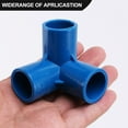 thumbnail image 3 of 16pcs Plastic PVC 20mm Hose Tee Connector 3 Way Joint For Garden Irrigation Watering Pipe Adapter Tube Parts Tools, 3 of 8