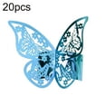 thumbnail image 2 of SPRING PARK 20Pcs Butterfly Napkin Ring Paper Holder Chirstmas Thanksgiving Napkin Ringsfor Wedding Dinner Party Gifts Favor Table Holders, 2 of 7