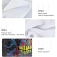 thumbnail image 5 of Coolnut Skull Hand Towels Set of 2 Soft Absorbent Kitchen Hanging Towels Dish Cloths Bathroom Hand Towels with Loop & Hook for Kitchen Bathroom Wash cloth, 5 of 7